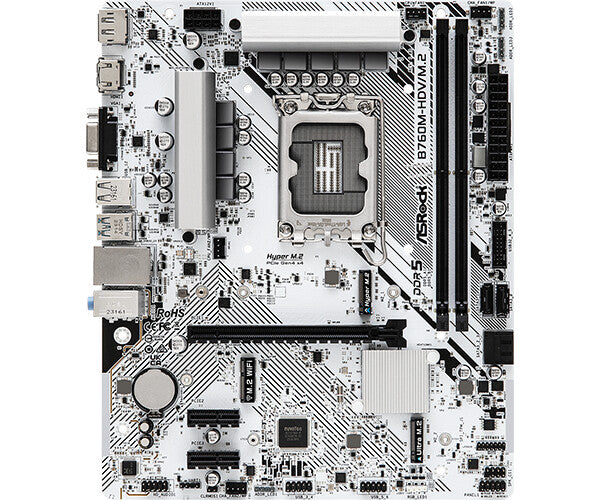 Asrock B760M-HDV/M.2 micro ATX motherboard - Intel B760 LGA 1700 
