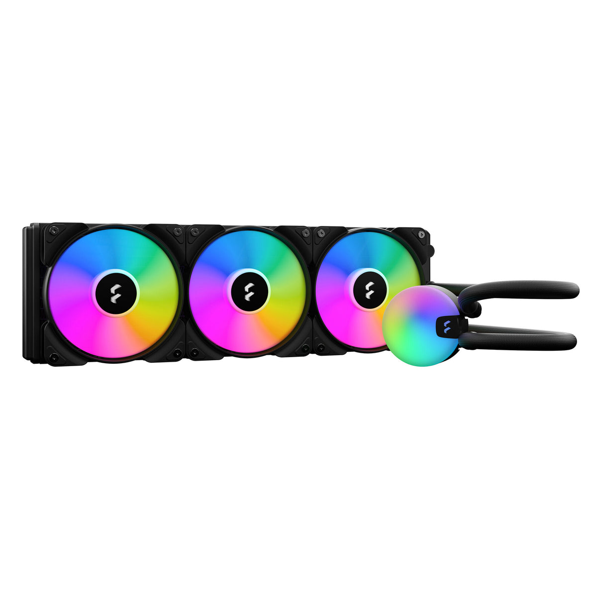 Fractal Design Lumen S36 v2 RGB - All-in-one Liquid CPU Cooler in Black - 360 mm