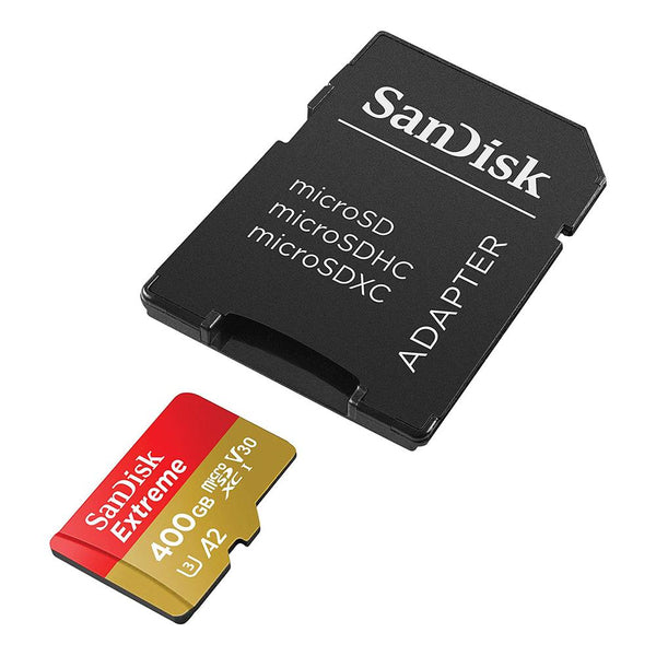Sandisk Extreme A2 400GB Micro SD Memory Card with Adapter Clove Technology