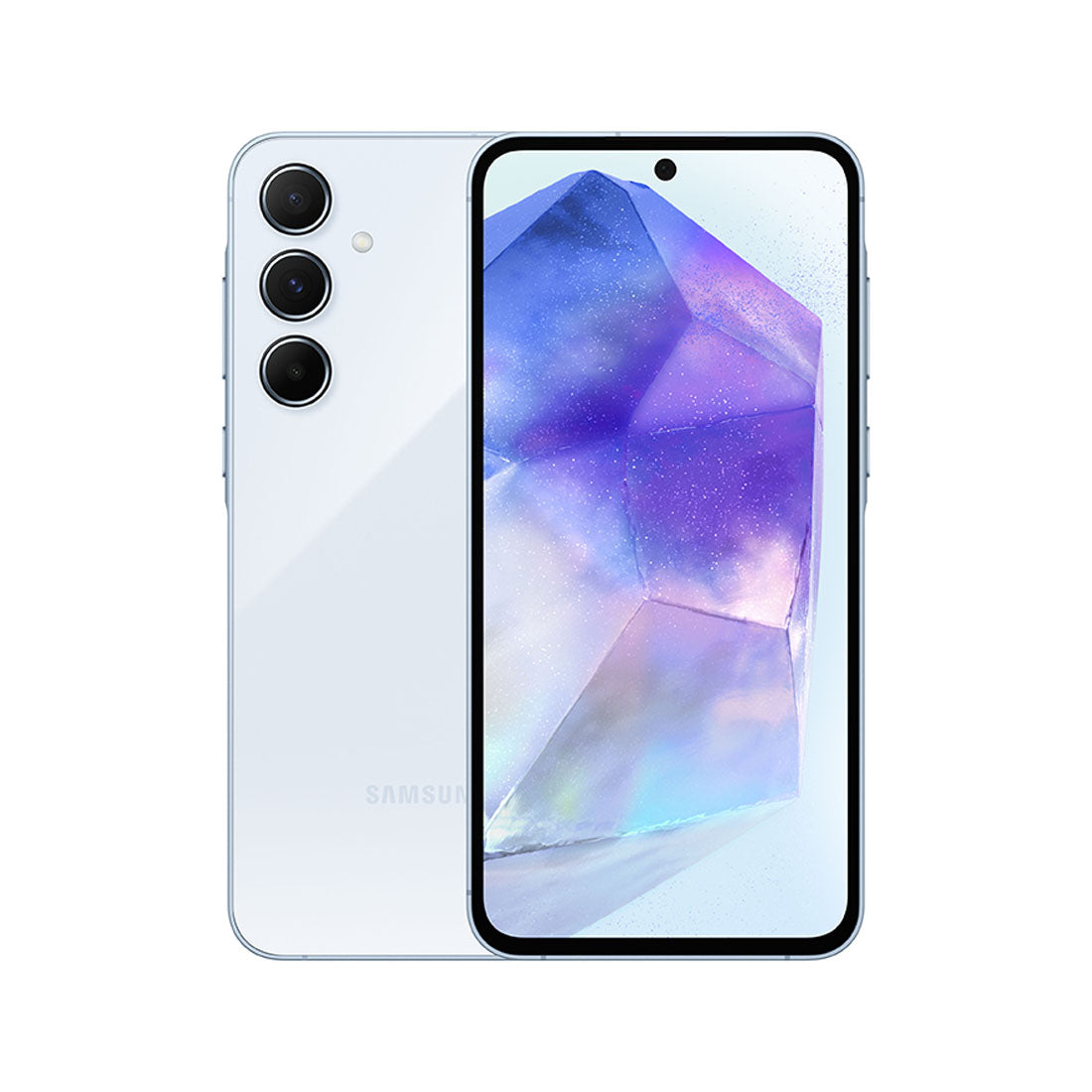 Samsung Galaxy A55 in Blue - Hero
