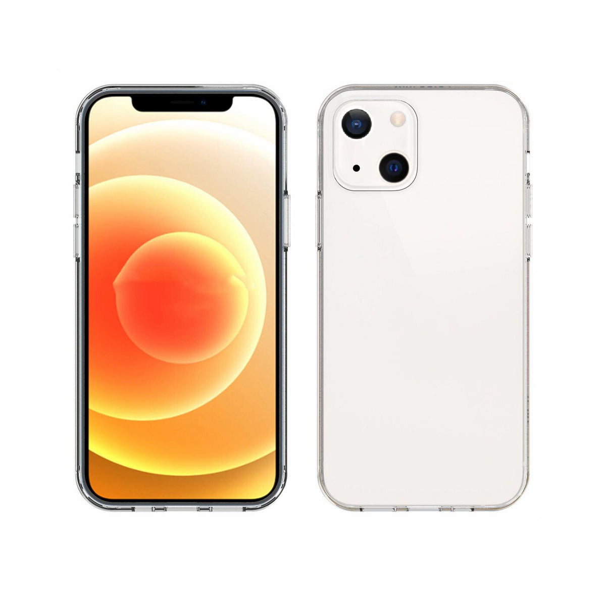eSTUFF Clear soft Case for iPhone 13 mobile phone case 15.5 cm (6.1") Cover Transparent