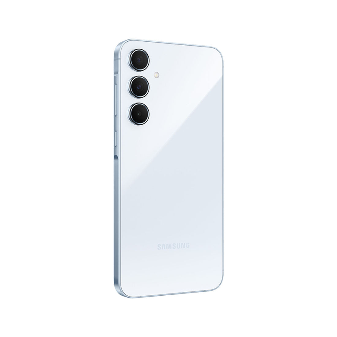 Samsung Galaxy A55 in Blue - Back Left