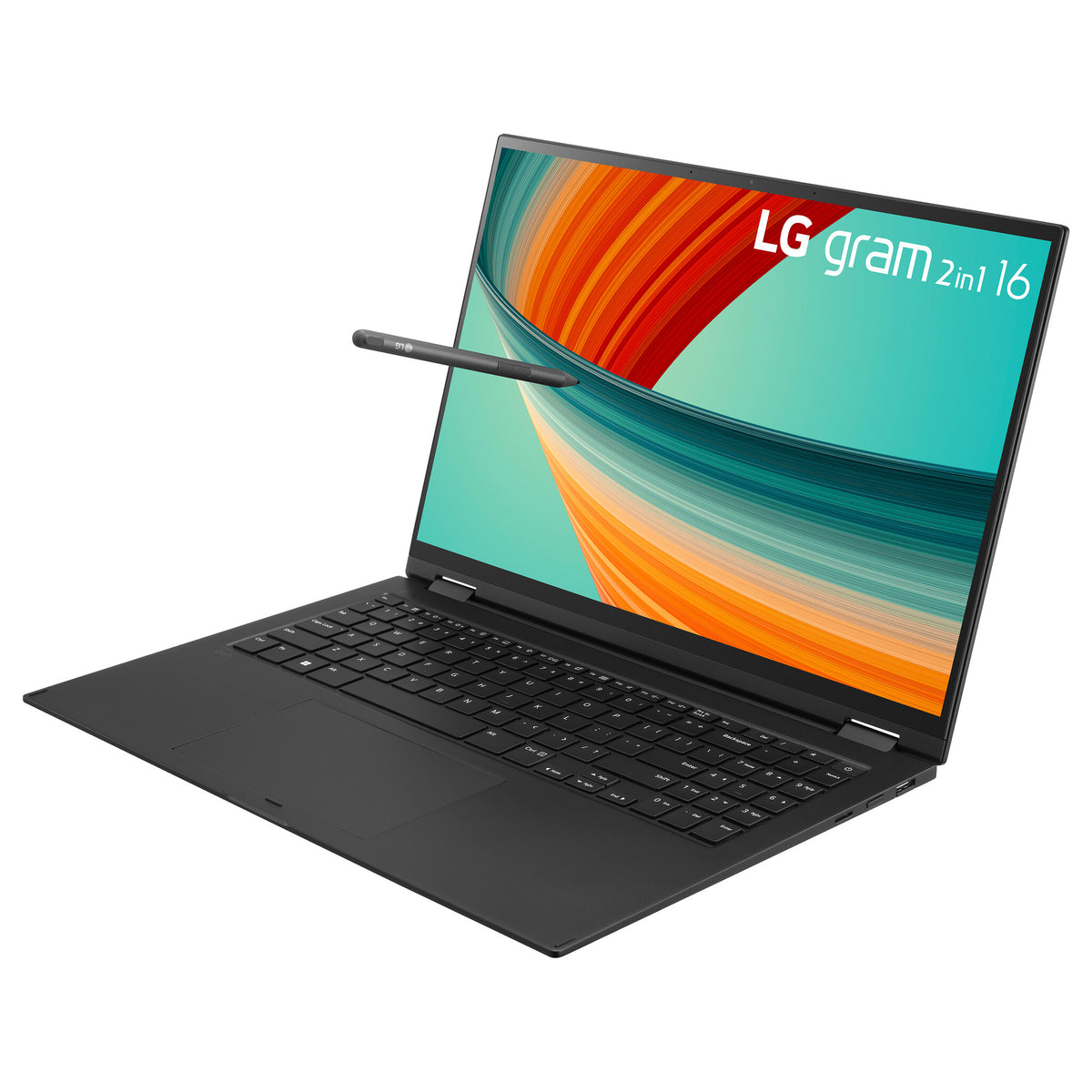 LG Gram 16T90R-K.AA78A1 Hybrid (2-in-1) - 40.6 cm (16") - Touchscreen - Intel® Core™ i7-1360P - 16 GB LPDDR5-SDRAM - 1 TB SSD - Wi-Fi 6E - Windows 11 Home - Black