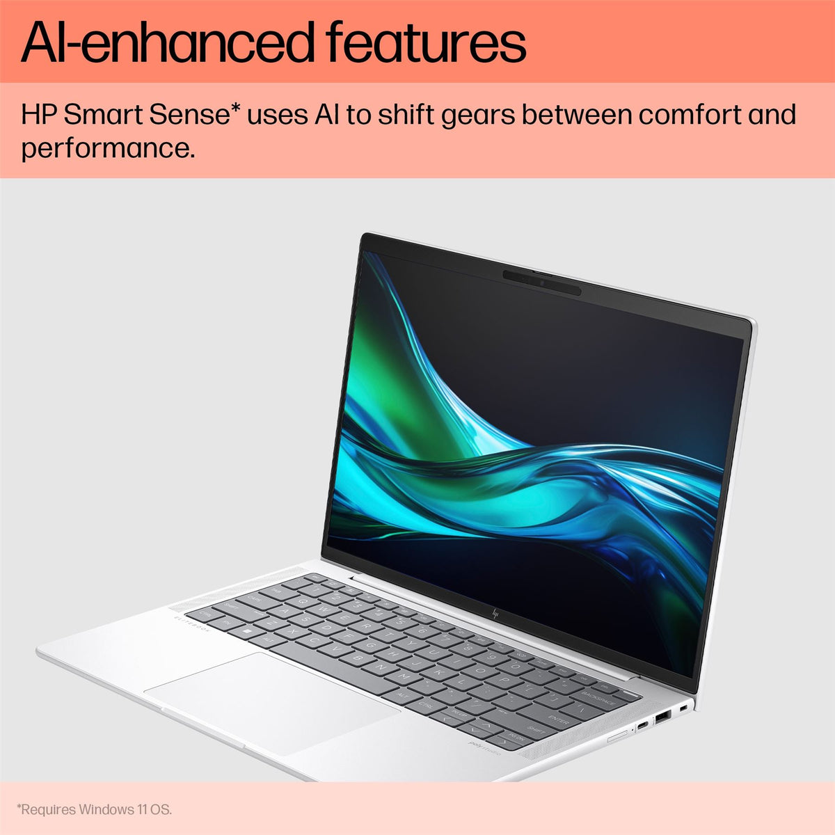 HP EliteBook 1040 14 inch G11 Notebook PC Wolf Pro Security Edition Intel Core Ultra 7 165H Laptop 35.6 cm (14&quot;) 2.8K 1 TB SSD Windows 11 Pro AI PC