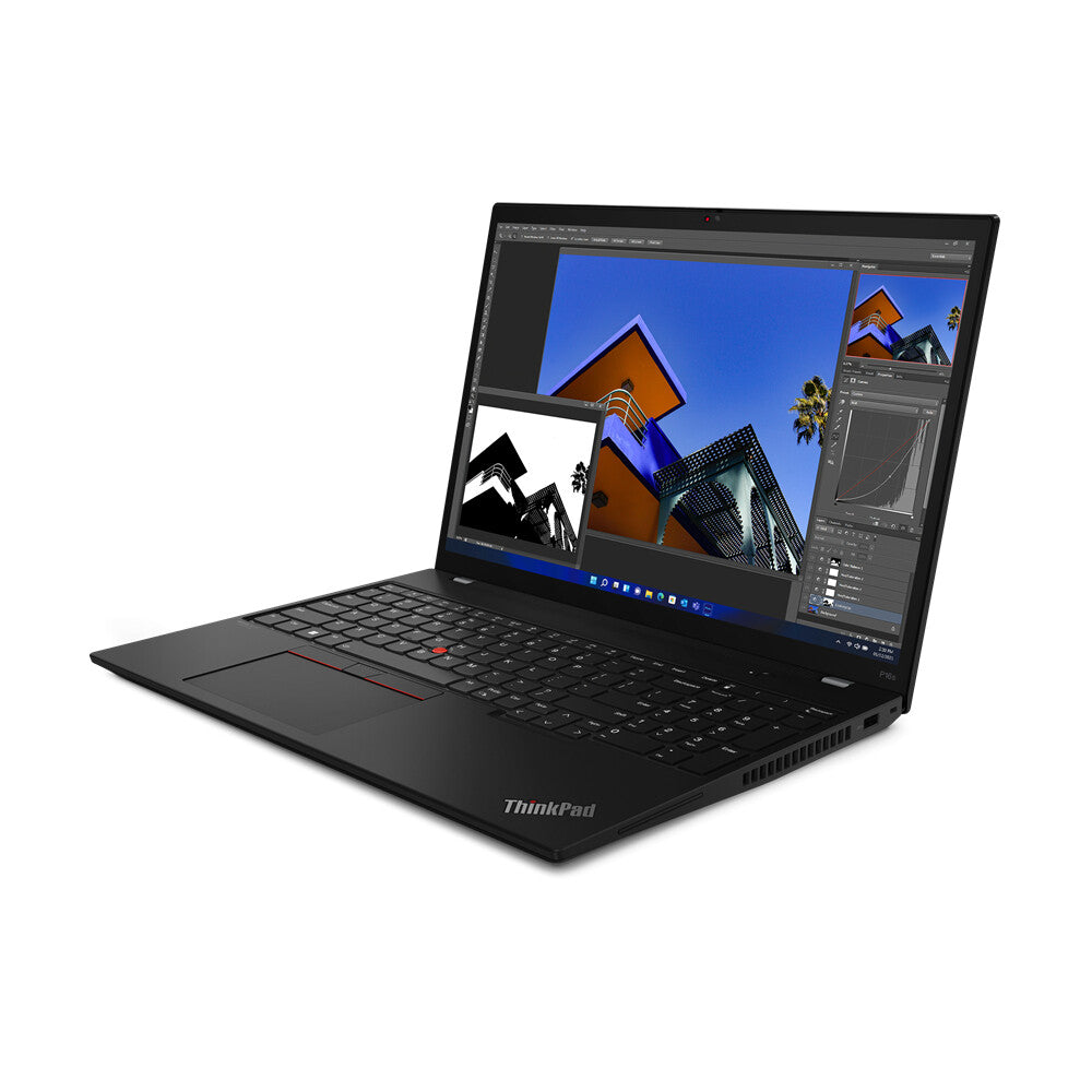 Lenovo ThinkPad P16s Gen 1 Laptop - 40.6 cm (16") - AMD Ryzen™ 7 PRO 6850U - 16 GB LPDDR5-SDRAM - 512 GB SSD - Wi-Fi 6E - Windows 11 Pro - Black
