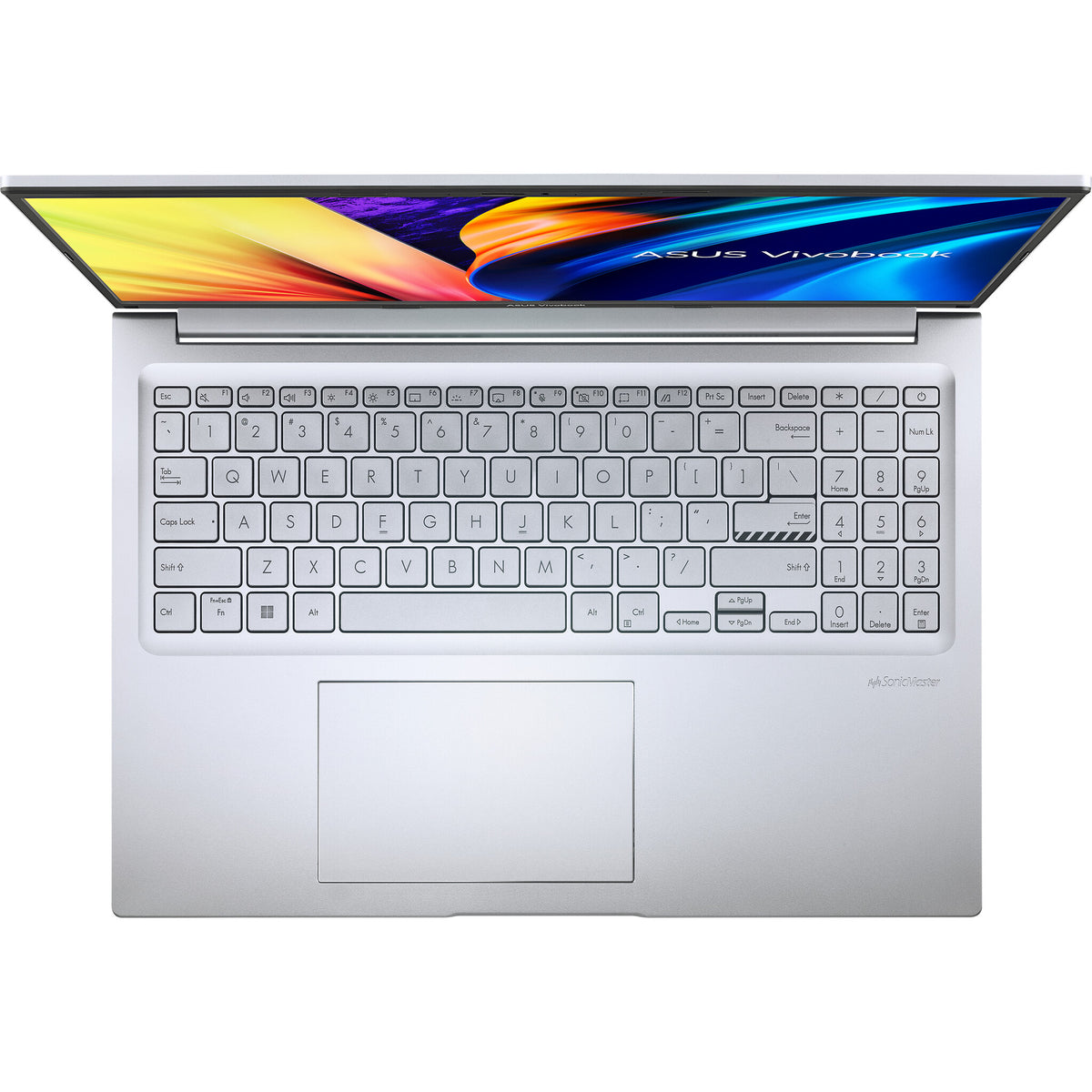 ASUS Vivobook 16 Laptop - 40.6 cm (16") - Intel® Core™ i7-1255U - 8 GB DDR4-SDRAM - 512 GB SSD - Wi-Fi 6 - Windows 11 Home - Silver