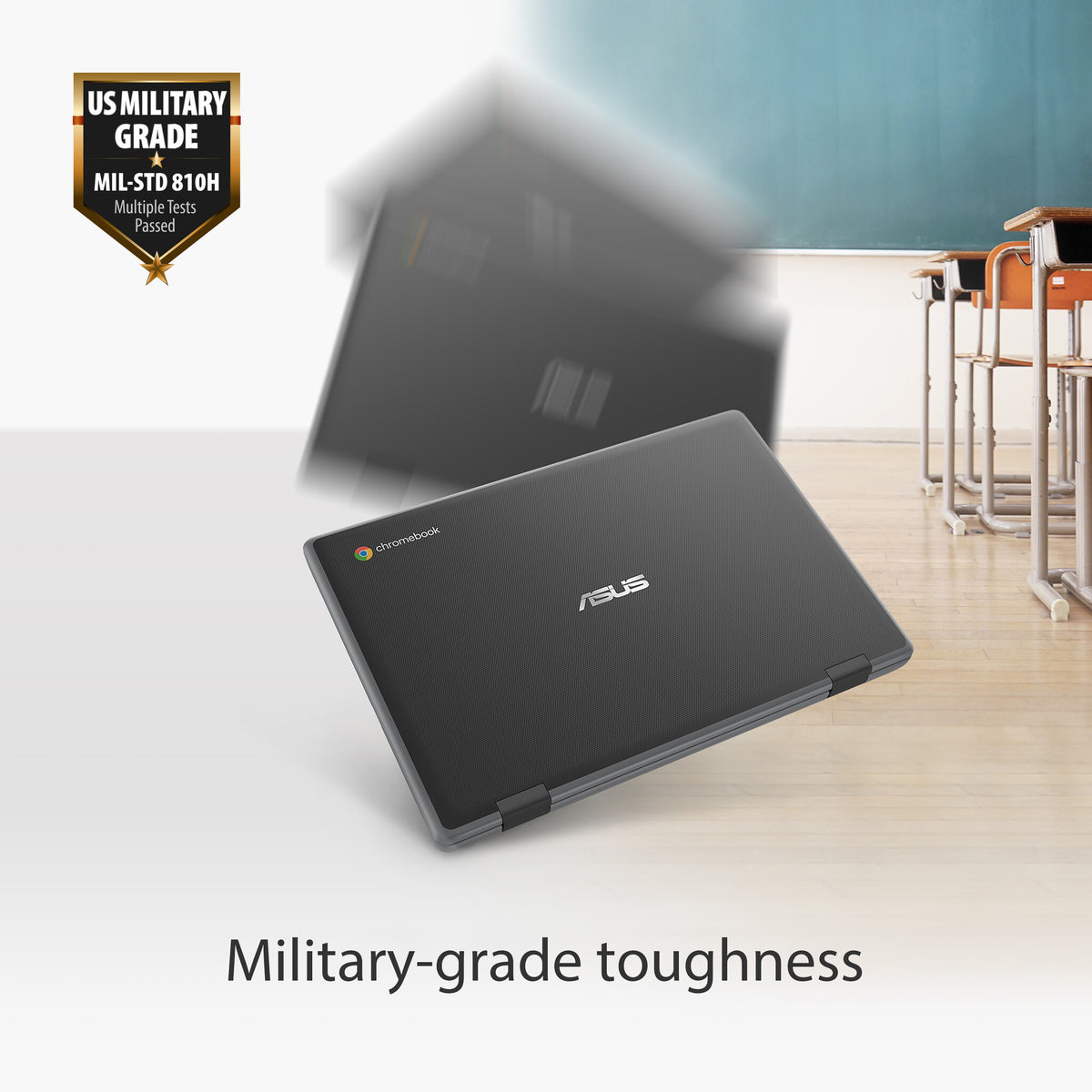ASUS Chromebook CR1100CKA-GJ0388 - 29.5 cm (11.6") - Intel® Celeron® N N4500 - 4 GB LPDDR4x-SDRAM - 64 GB eMMC - Wi-Fi 6 - ChromeOS - Grey