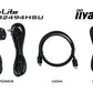 iiyama ProLite XUB2494HSU-B6 - 60.5 cm (23.8") - 1920 x 1080 pixels FHD LED Monitor