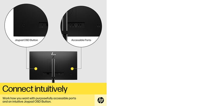 HP E24Q G5 - 60.5 cm (23.8") - 2560 x 1440 pixels QHD Monitor