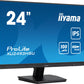 iiyama ProLite XU2493HSU-B6 - 61 cm (24") - 1920 x 1080 pixels Full HD LED Monitor