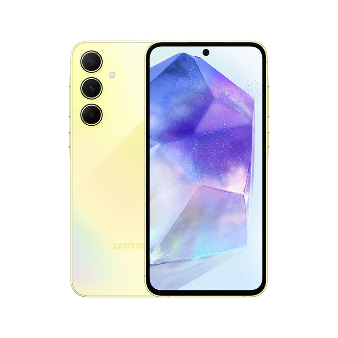 Samsung Galaxy A55 in Yellow - Hero