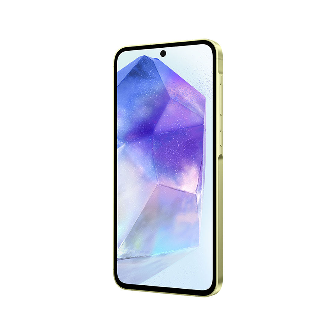 Samsung Galaxy A55 in Yellow - Front Right