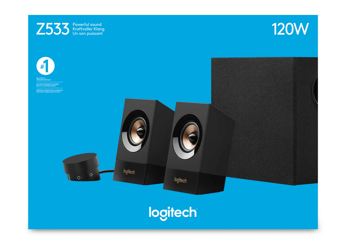 Logitech Z533 2.1 Multimedia Speaker System with Subwoofer