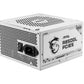 MSI MAG A850GL PCIE5 WHITE - 850W 80+ Gold Fully Modular Power Supply Unit