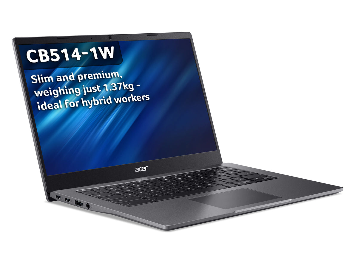 Acer Chromebook 514 - 35.6 cm (14&quot;) - Intel® Core™ i5-1135G7 - 8 GB LPDDR4x-SDRAM - 256 GB SSD - Wi-Fi 6 - ChromeOS - Grey