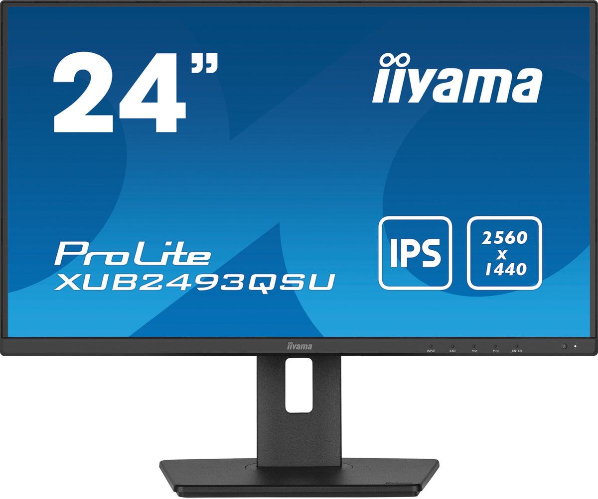 iiyama ProLite XUB2493QSU-B5 - 61 cm (24") - 2560 x 1440 pixels WQHD LED Monitor