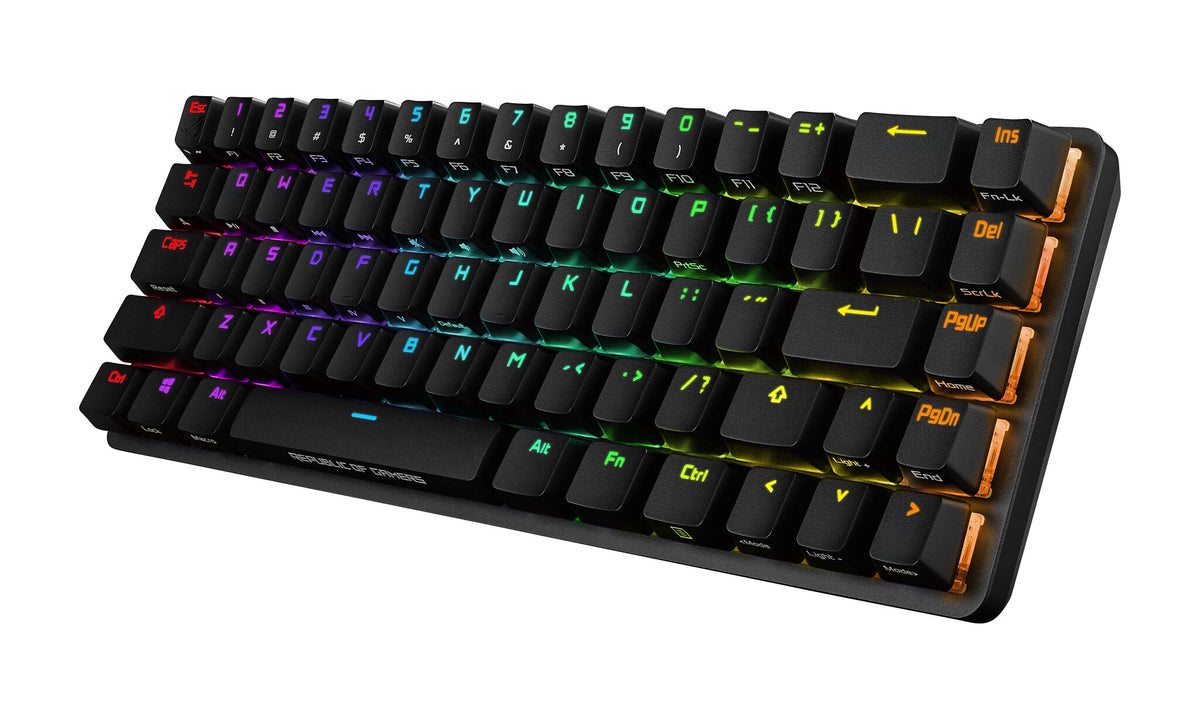 ASUS ROG Falchion NX - USB Wired + RF Wireless RGB Mechanical Keyboard in Black (QWERTY UK)