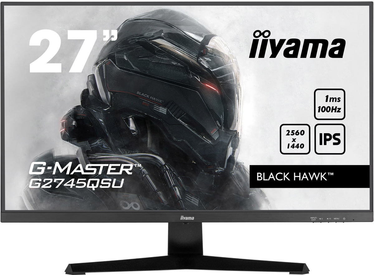 iiyama G-MASTER G2745QSU-B1 - 68.6 cm (27&quot;) - 2560 x 1440 pixels Dual WQHD LED Monitor