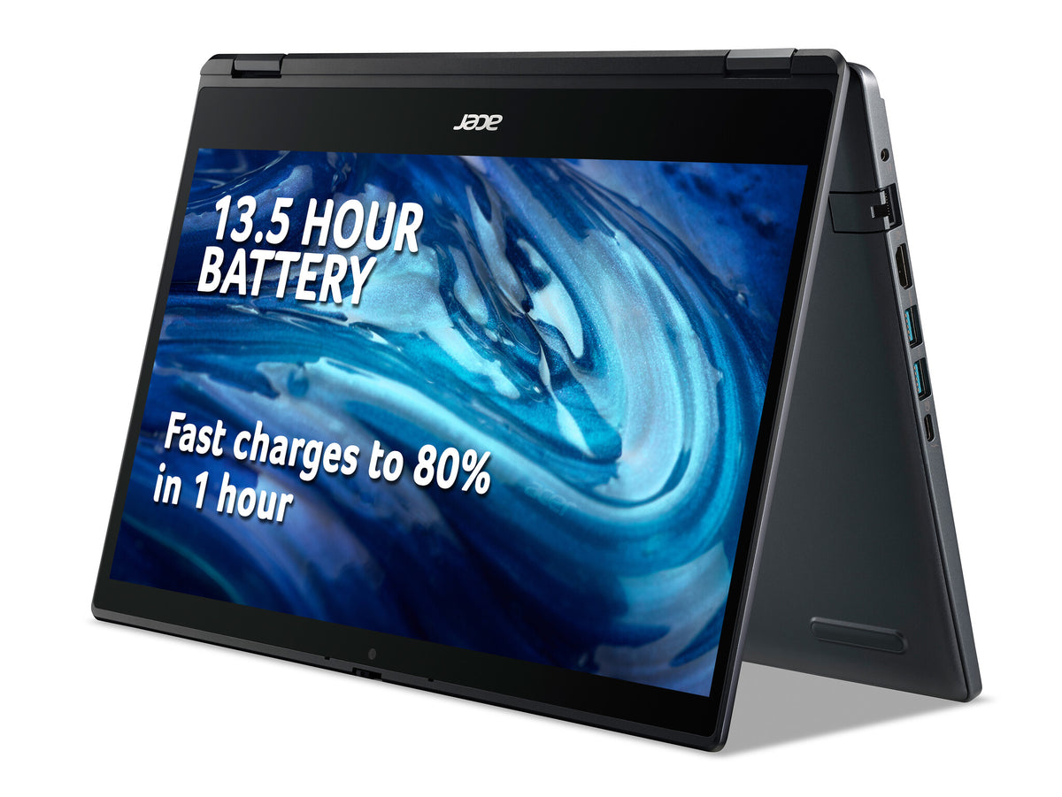 Acer TravelMate TMP414RN-51 Hybrid (2-in-1) - 35.6 cm (14&quot;) - Touchscreen - Intel® Core™ i5-1135G7 - 8 GB DDR4-SDRAM - 256 GB SSD - Wi-Fi 6 - Windows 10 Pro - Blue