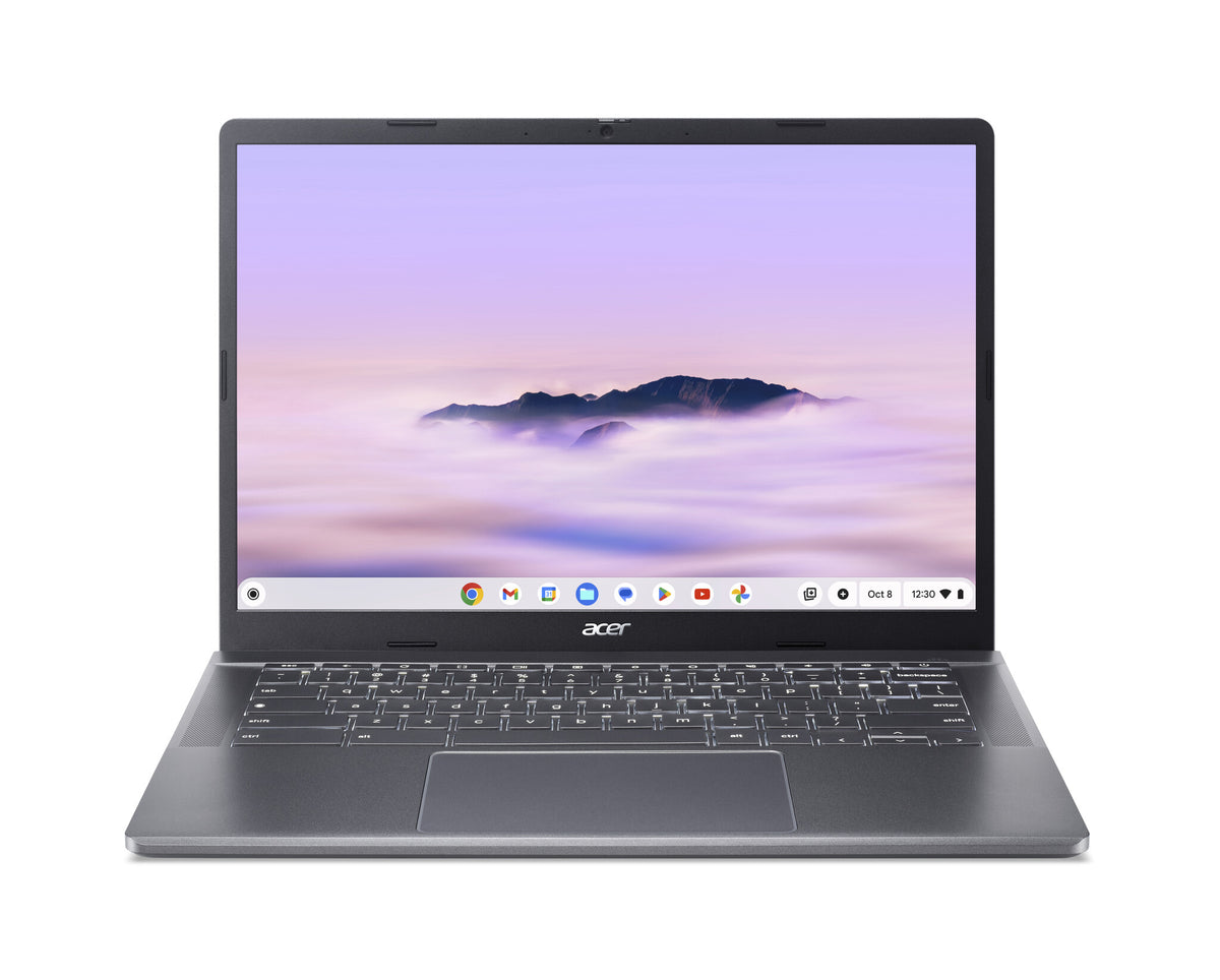 Acer Chromebook Plus 514 - 35.6 cm (14") - Touchscreen - AMD Ryzen™ 5-7520C - 8 GB LPDDR5x-SDRAM - 256 GB SSD - Wi-Fi 6E - ChromeOS - Grey