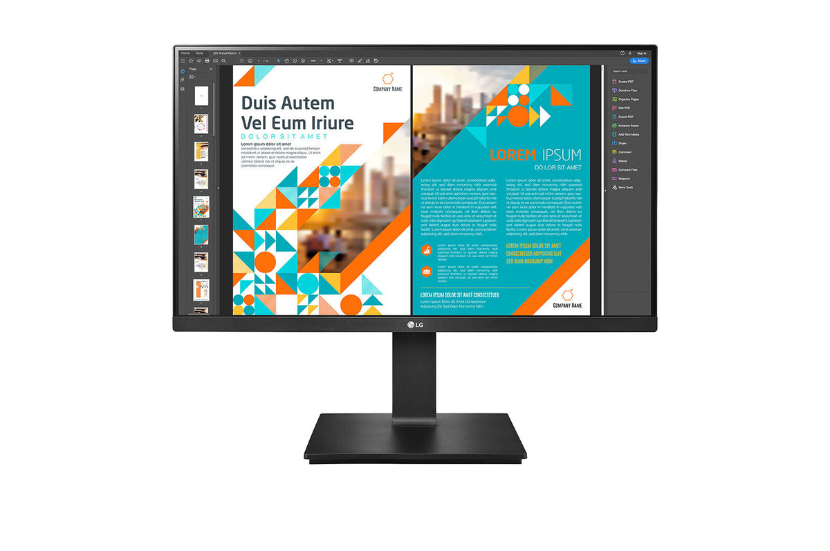 LG 24QP550 - 60.5 cm (23.8") - 2560 x 1440 pixels QHD Monitor