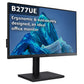 Acer B7 Vero B277UE - 68.6 cm (27") - 2560 x 1440 pixels QHD IPS Monitor