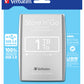 Verbatim Store 'n' Go USB 3.0 Portable Hard Drive in Silver - 1 TB
