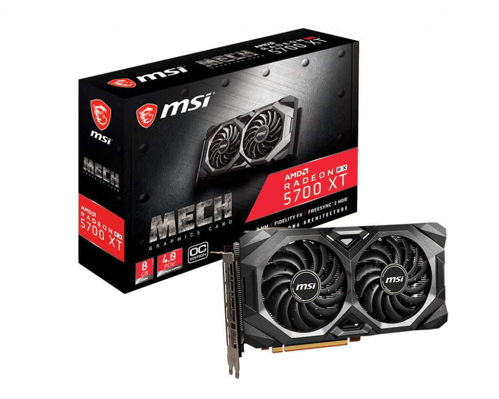 MSI MECH - AMD 8 GB GDDR6 Radeon RX 5700 XT graphics card