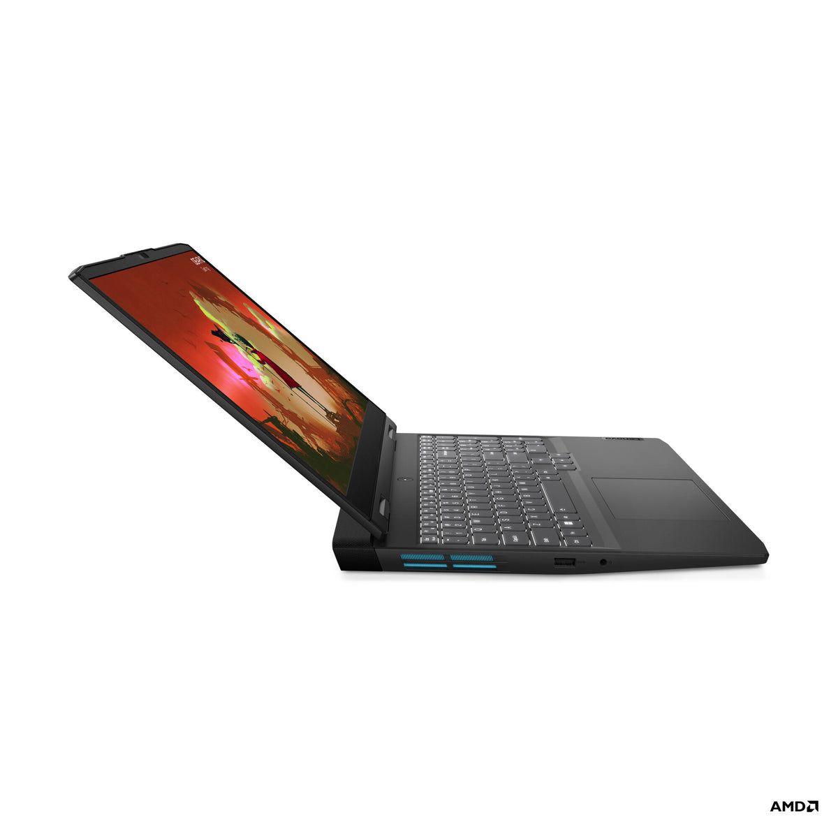 Lenovo IdeaPad Gaming 3 15ARH7 Laptop - 39.6 cm (15.6") - AMD Ryzen™ 5 6600H - 8 GB DDR5-SDRAM - 512 GB SSD - NVIDIA GeForce RTX 3050 Ti - Wi-Fi 6 - Windows 11 Home - Grey