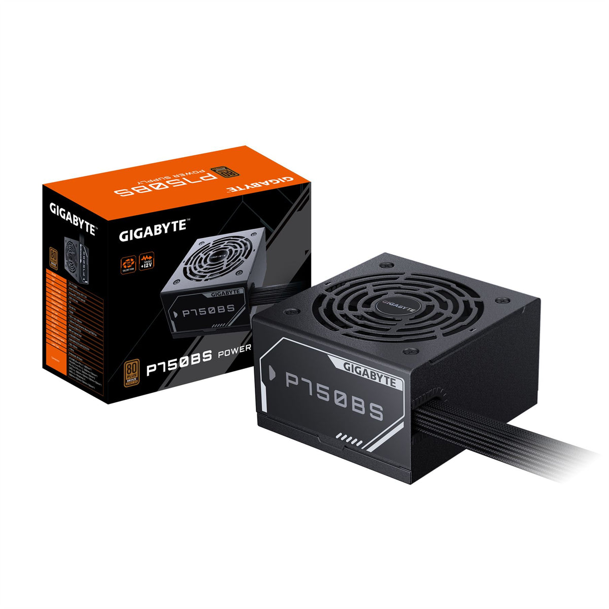 GIGABYTE P750BS - 750W 80+ Bronze Non-Modular Power Supply Unit
