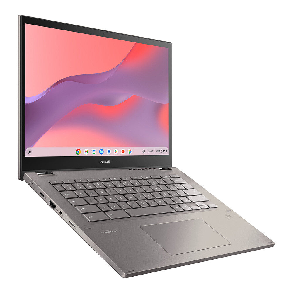 ASUS Chromebook CM34 Flip - 35.6 cm (14&quot;) - Touchscreen - AMD Ryzen™ 3 7320C - 8 GB LPDDR5-SDRAM - 128 GB SSD - Wi-Fi 6 - ChromeOS - Grey