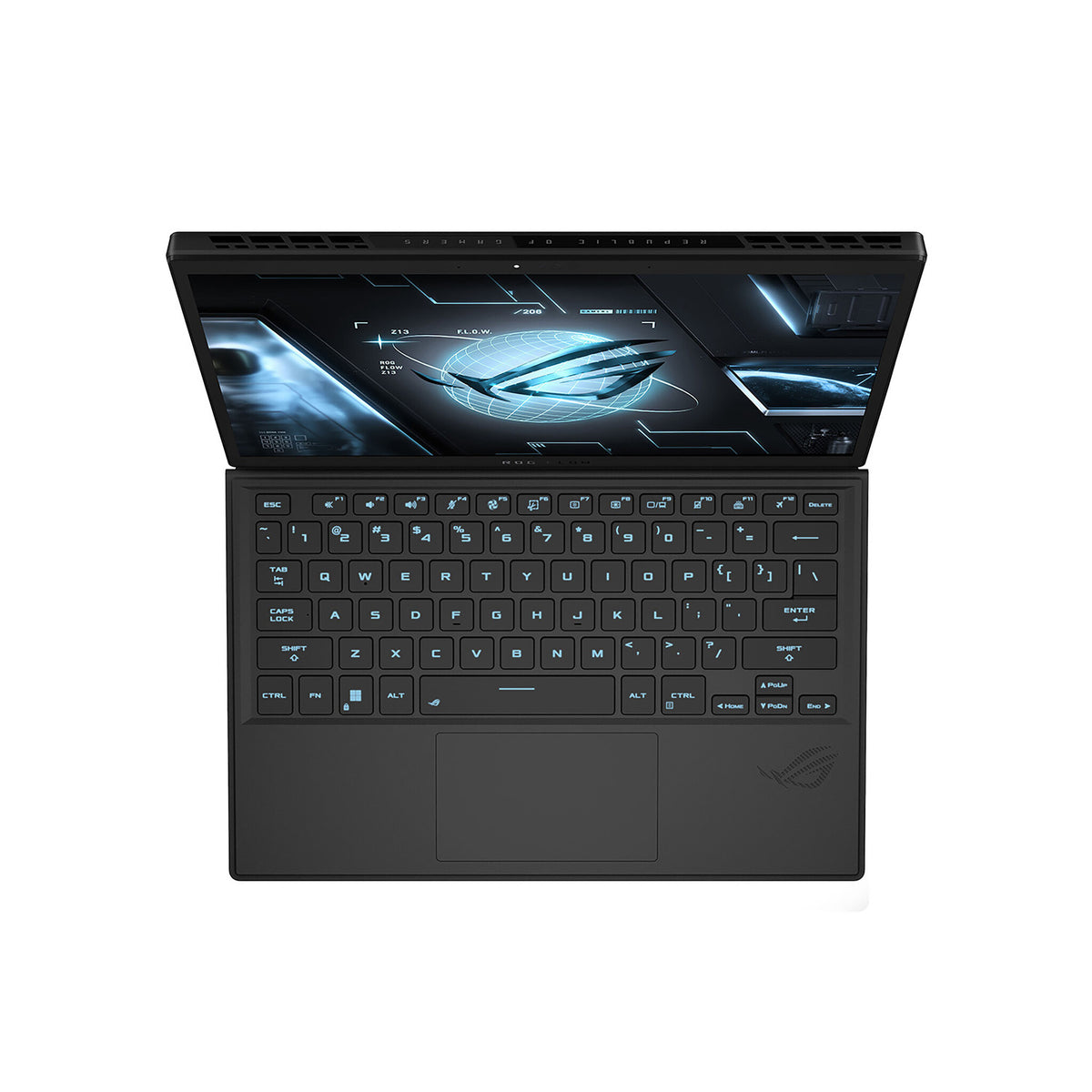 ASUS ROG Flow Z13 Hybrid (2-in-1) Laptop - 34 cm (13.4") - Touchscreen - Intel® Core™ i9-13900H - 16 GB LPDDR5-SDRAM - 1 TB SSD - NVIDIA GeForce RTX 4050 - Wi-Fi 6E - Windows 11 Home - Black