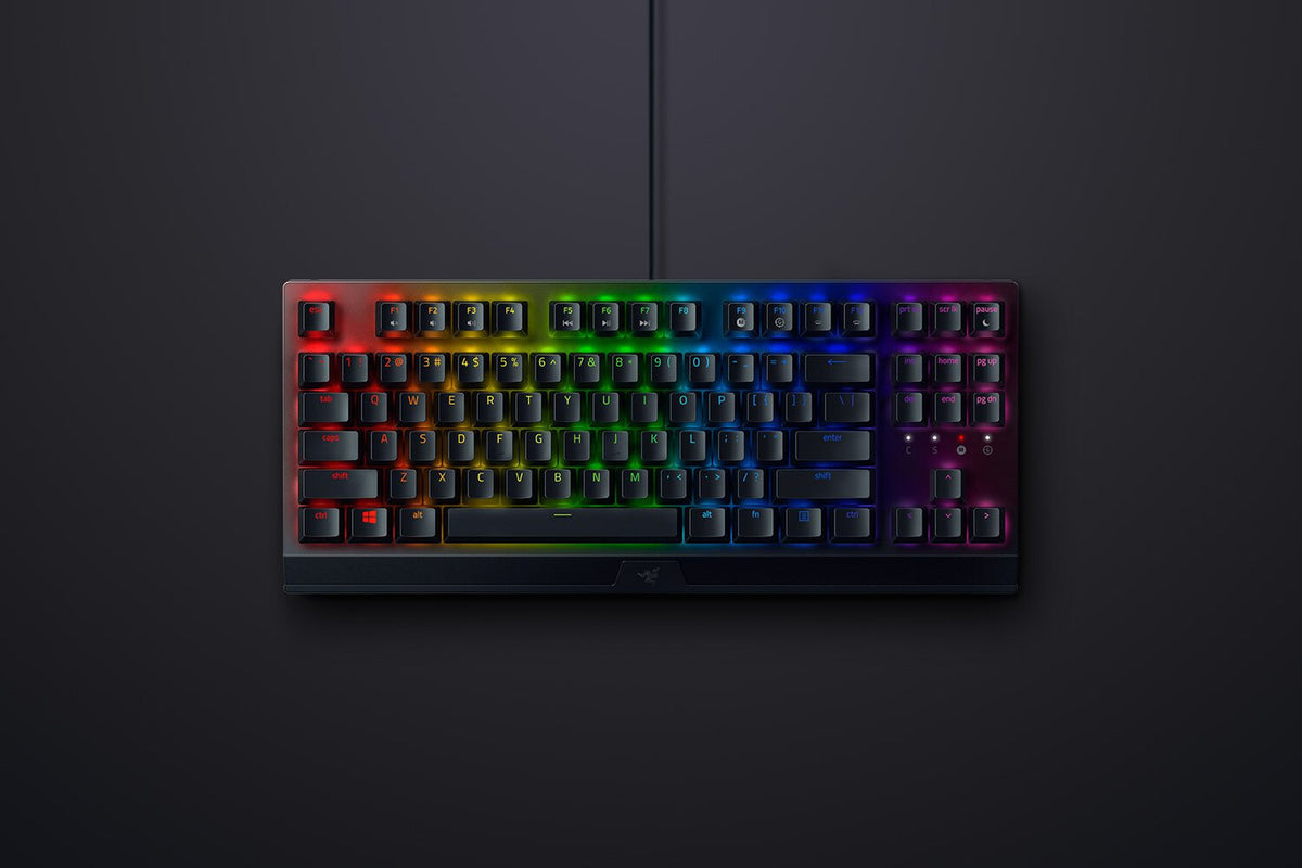 Razer Blackwidow V3 Tenkeyless -  USB QWERTY UK English - Green Switch Mechanical Keyboard