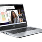 Acer Aspire 1 Laptop - 35.6 cm (14") - Intel Celeron N4500 - 4 GB DDR4-SDRAM - 64 GB eMMC - Windows 11 - Silver