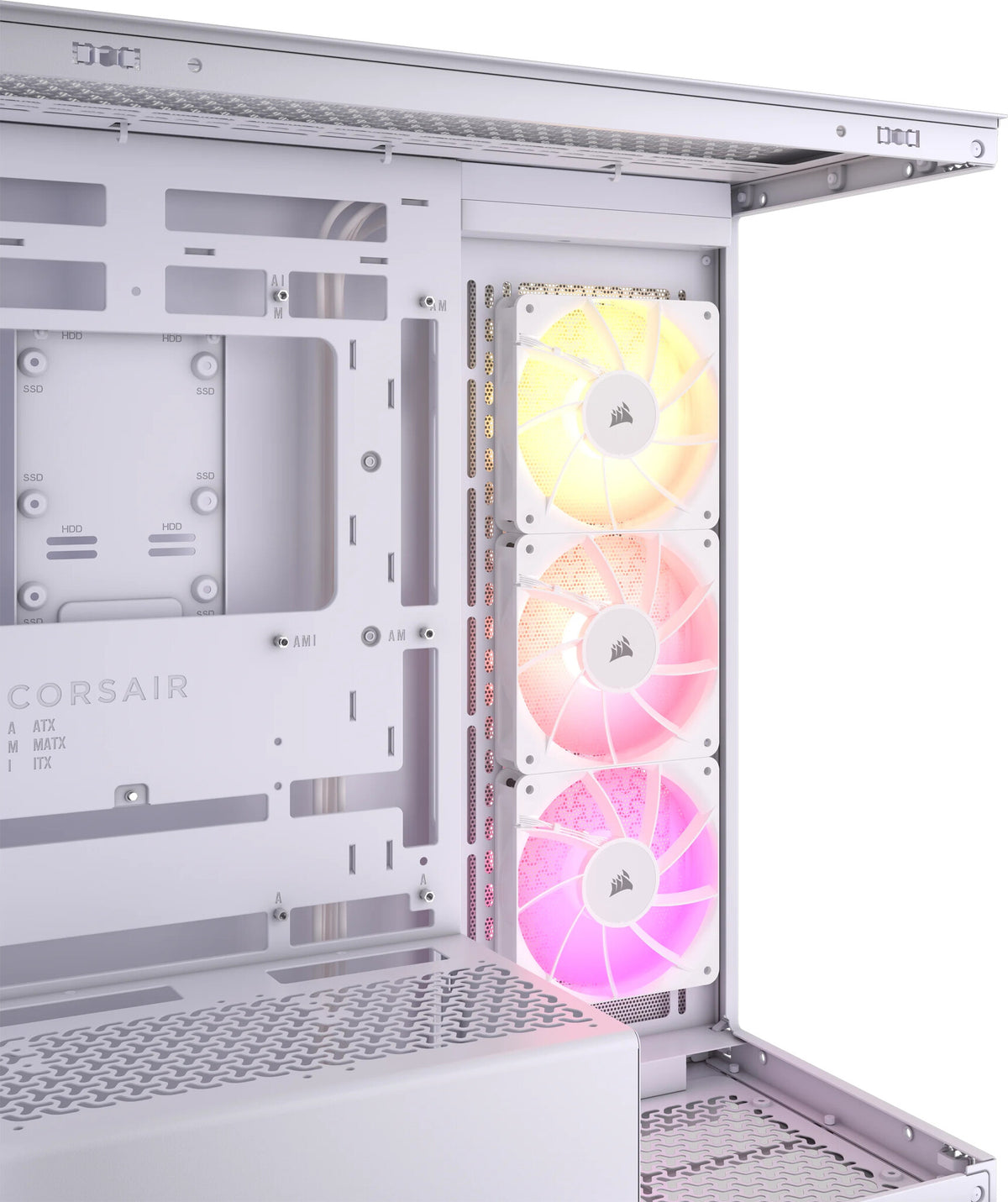 Corsair 3500X ARGB - EATX Mid Tower Case in White