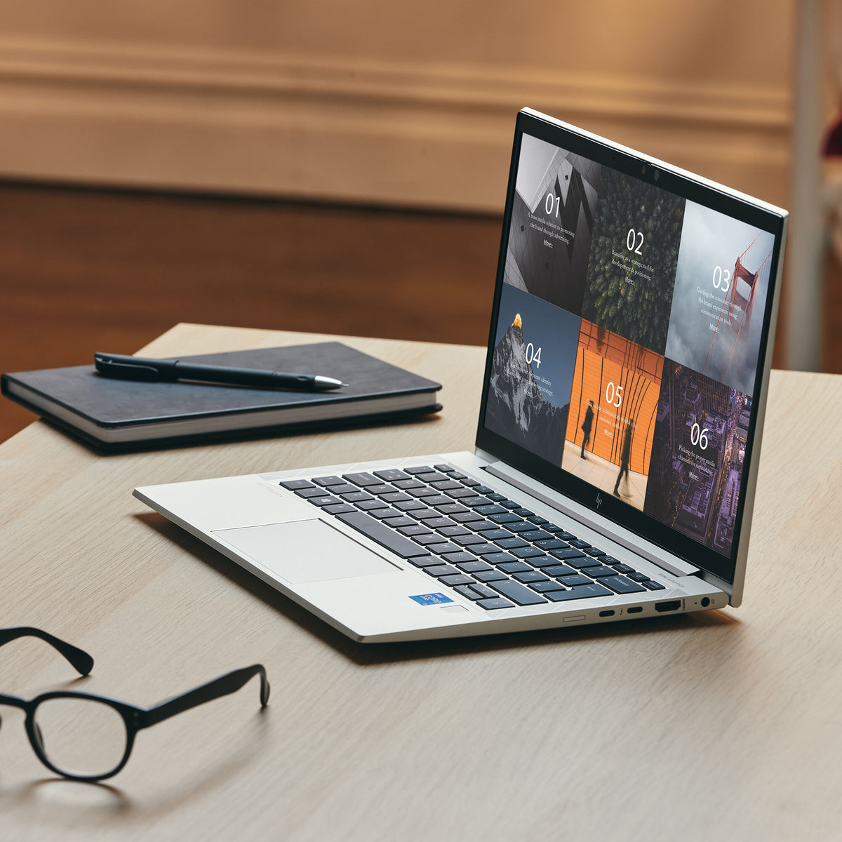 HP EliteBook 830 G8 Laptop - 33.8 cm (13.3") - Intel® Core™ i5-1145G7 - 8 GB DDR4-SDRAM - 256 GB SSD - Wi-Fi 6 - Windows 10 Pro - Silver