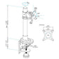 StarTech.com ARMPIVOT - Desk monitor mount for 30.5 cm (12") to 76.2 cm (30")