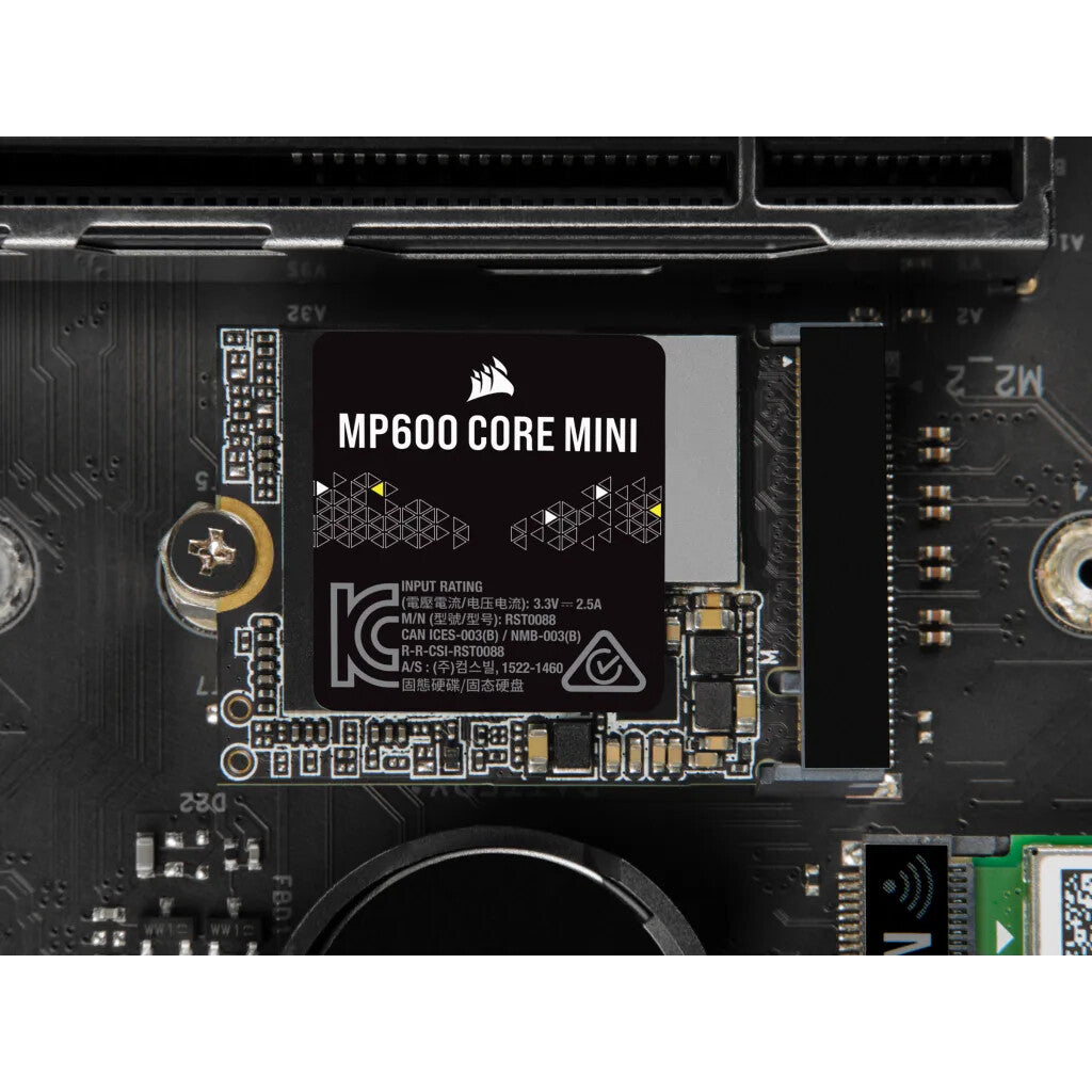 Corsair MP600 Mini - PCI Express 4.0 QLC 3D NAND NVMe M.2 SSD - 2 TB