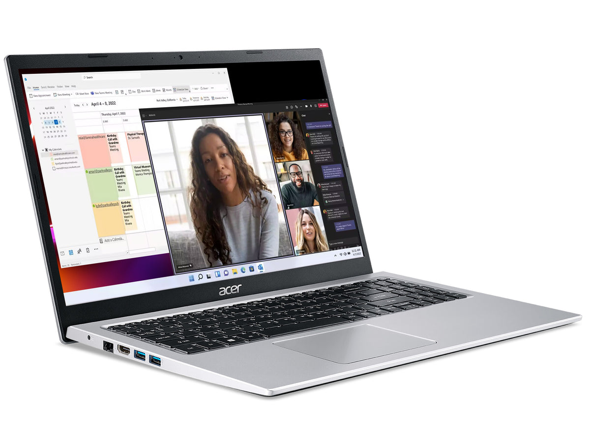 Acer Aspire 3 Laptop - 39.6 cm (15.6") - Intel® Core™ i7-1165G7 - 16 GB DDR4-SDRAM - 1 TB SSD - Wi-Fi 5 - Windows 11 Home - Silver