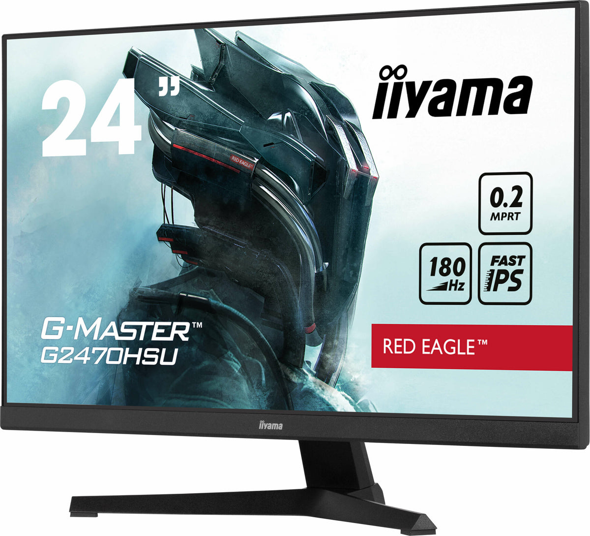 iiyama G-MASTER G2470HSU-B6 - 60.5 cm (23.8") - 1920 x 1080 pixels Full HD LCD Monitor