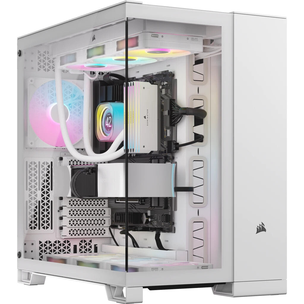 Corsair iCUE LINK 6500X RGB ATX Mid Tower Case in White