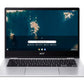 Acer Chromebook Spin 314 Hybrid (2-in-1) - 35.6 cm (14") - Touchscreen - Intel Celeron N4500 - 4 GB LPDDR4x-SDRAM - 128 GB eMMC - Wi-Fi 6 - ChromeOS - Silver