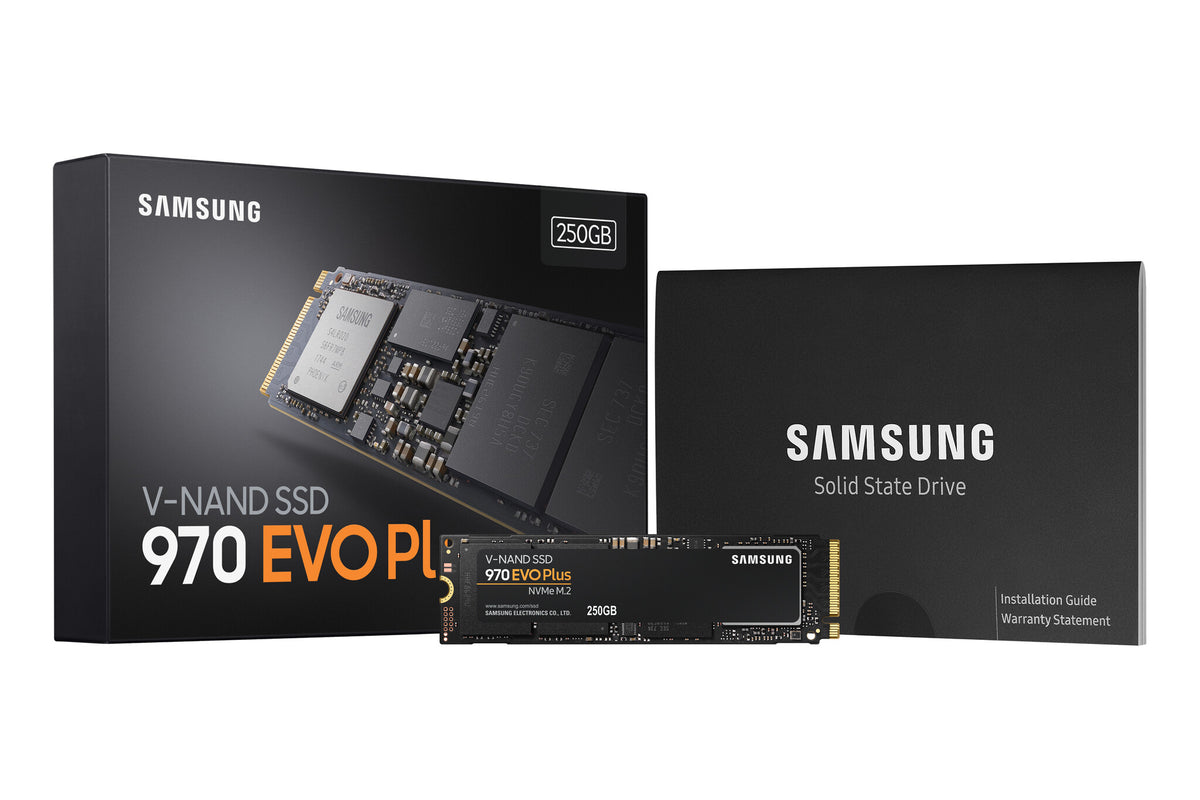 Samsung 970 EVO Plus - PCI Express 3.0 V-NAND MLC NVMe M.2 SSD - 250 GB