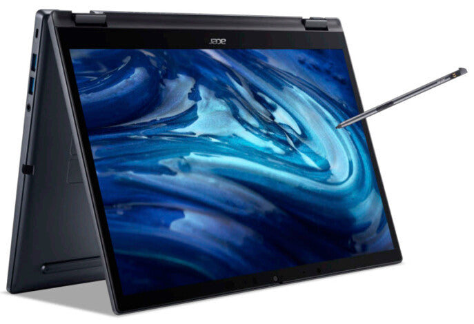 Acer TravelMate P4 Hybrid (2-in-1) - 35.6 cm (14&quot;) - Touchscreen - Intel® Core™ i5-1240P - 8 GB DDR4-SDRAM - 256 GB SSD - Wi-Fi 6E - Windows 11 Pro - Black