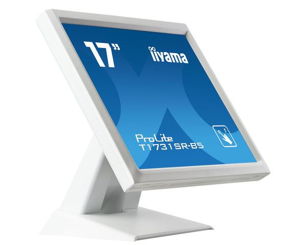 iiyama ProLite T1731SR-W5 Computer Monitor 43.2 cm (17") 1280 x 1024 pixels TN Touchscreen White