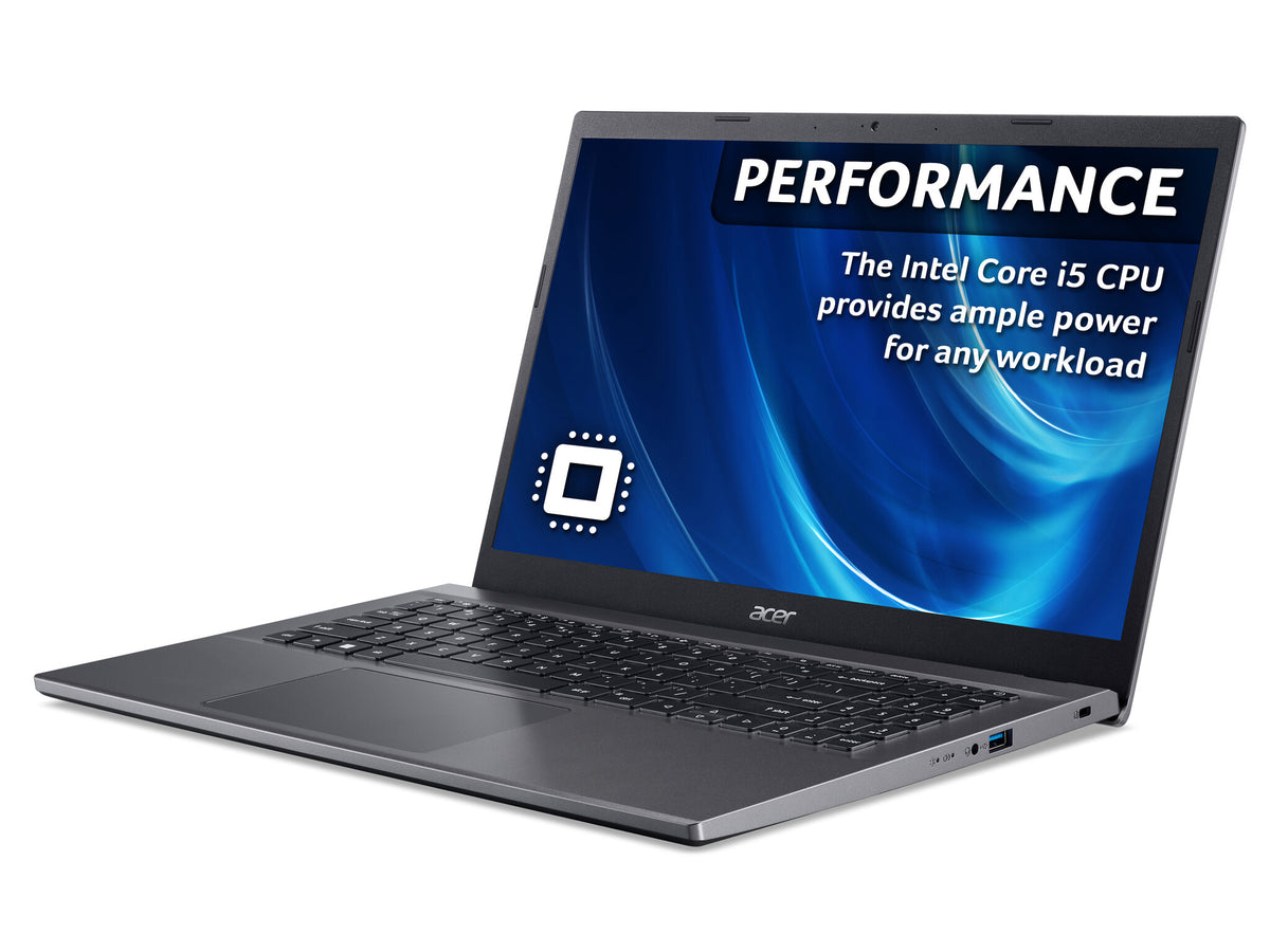 Acer Extensa 15 Laptop - 39.6 cm (15.6") - Intel® Core™ i5-1235U - 8 GB DDR4-SDRAM - 512 GB SSD - Wi-Fi 5 - Windows 11 - Grey
