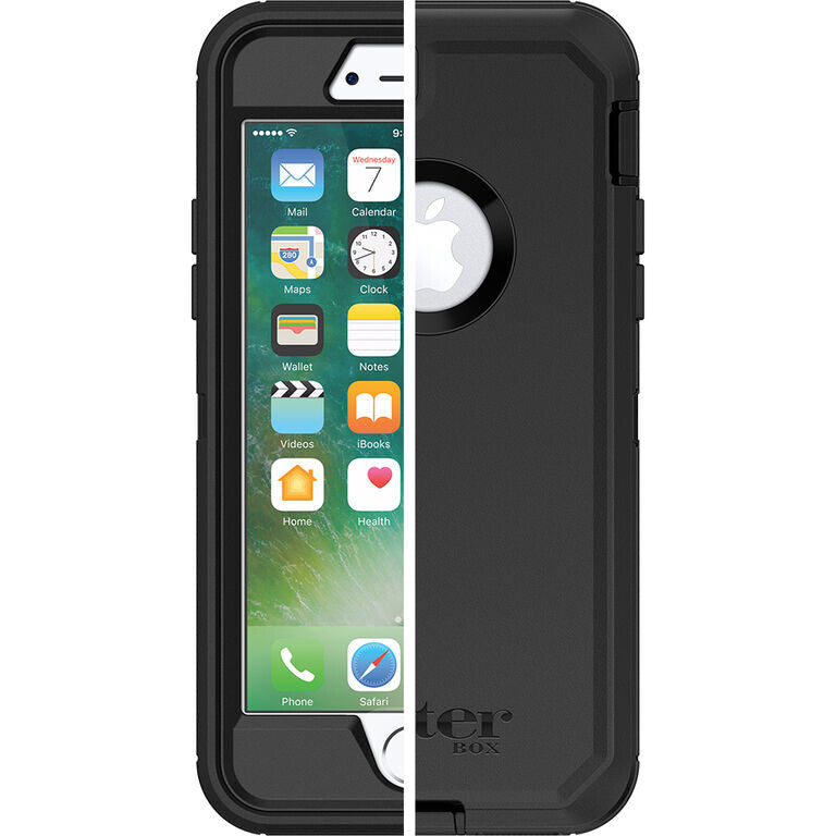 OtterBox Defender Series for Apple iPhone SE (2nd gen) / 8 / 7 in Black - No Packaging