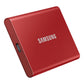 Samsung T7 1 TB Portable SSD in Red