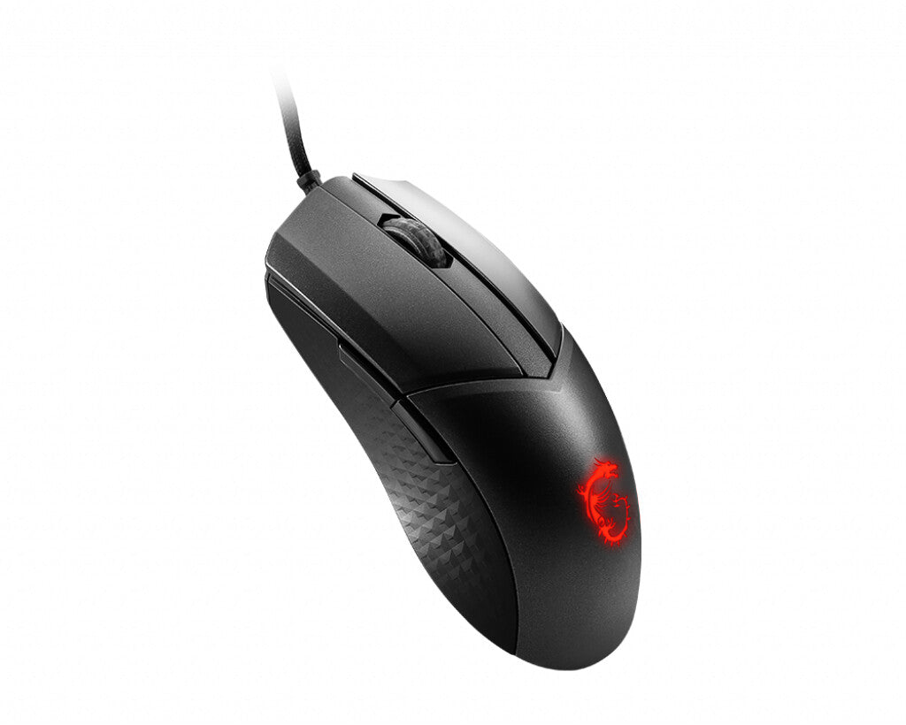 MSI CLUTCH GM41 LIGHTWEIGHT V2 - Wired USB-Type A Gaming Mouse in Black - 16,000 DPI