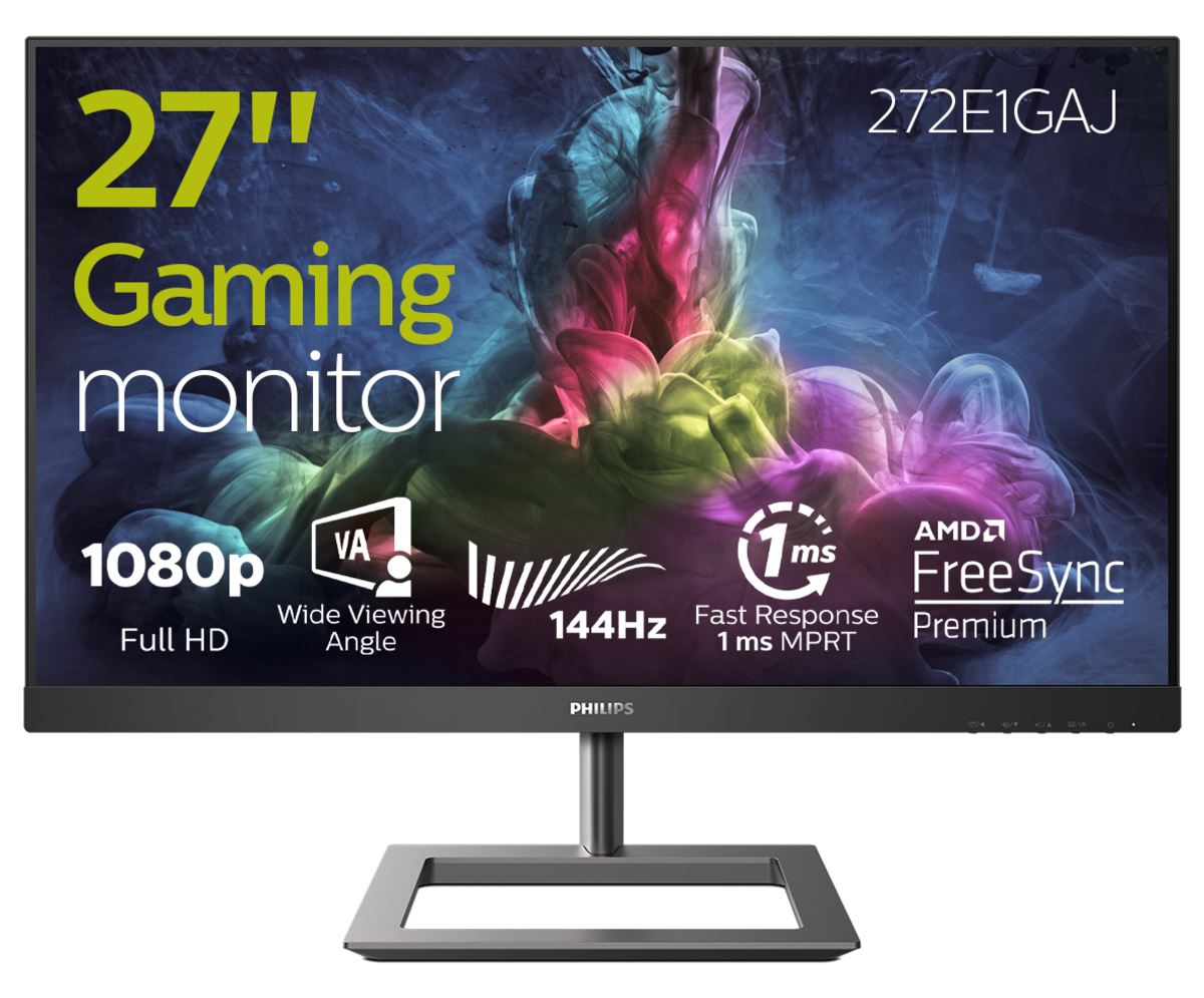 Philips E Line 272E1GAJ/00 Computer Monitor 68.6 cm (27") 1920 x 1080 pixels Full HD LCD Black, Chrome